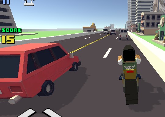 Blocky Rider screenshot
