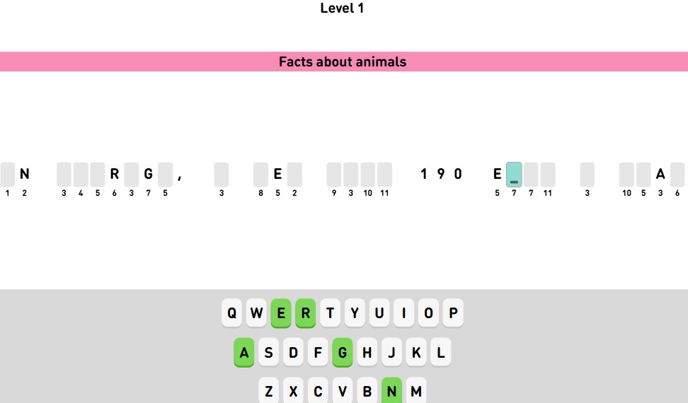 Cryptoword screenshot