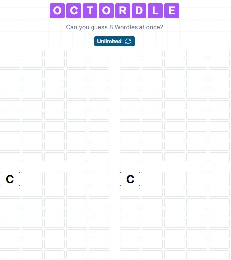 Octordle screenshot