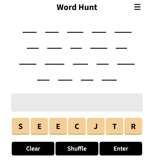 Word Hunt screenshot
