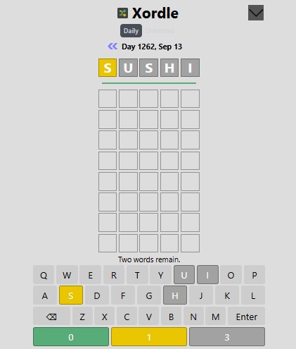 xordle screenshot